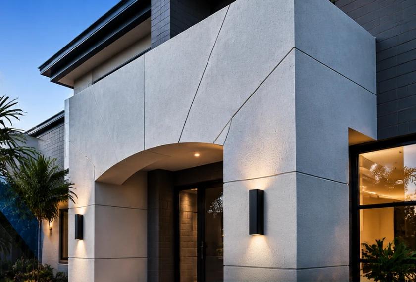 Architectural rendered facade from the MSC brand banner
